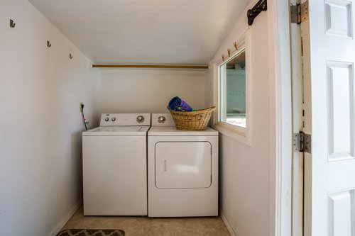 A separate laundry for your convenience.