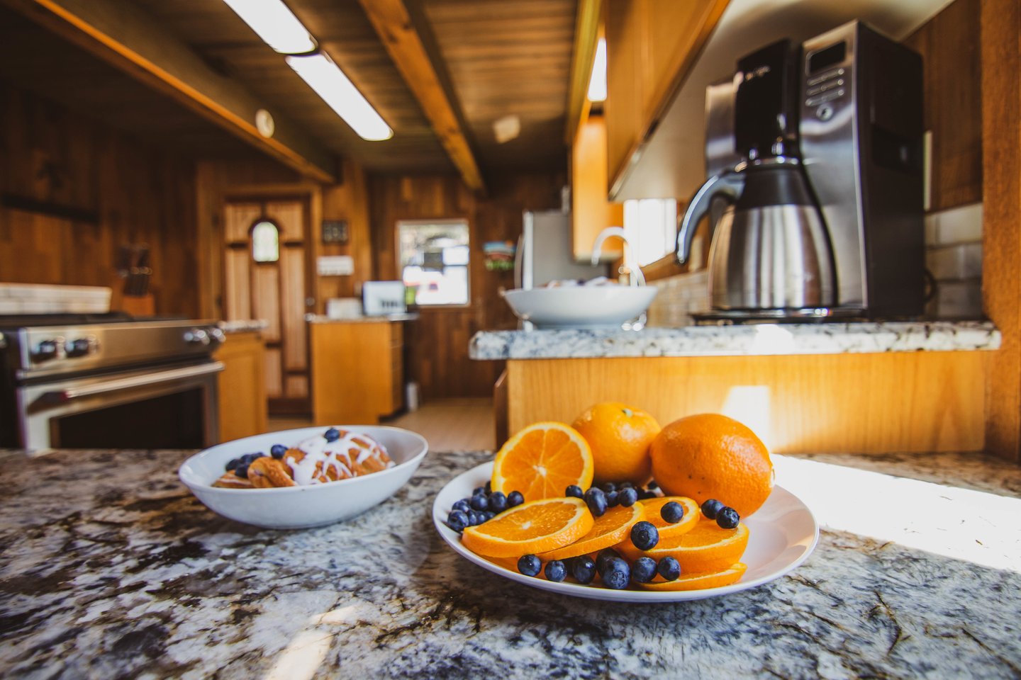 Enjoy breakfast before you explore the coast.