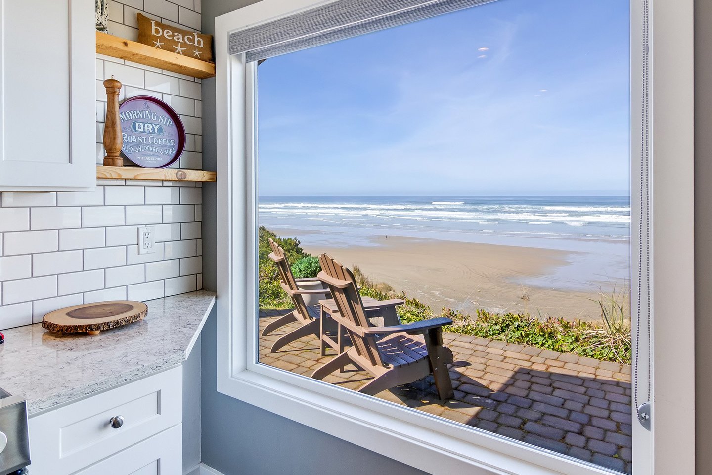 Cook breakfast while enjoying the view before heading out on an adventure!