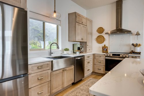 Cook up a fabulous meal in this wonderful kitchen.