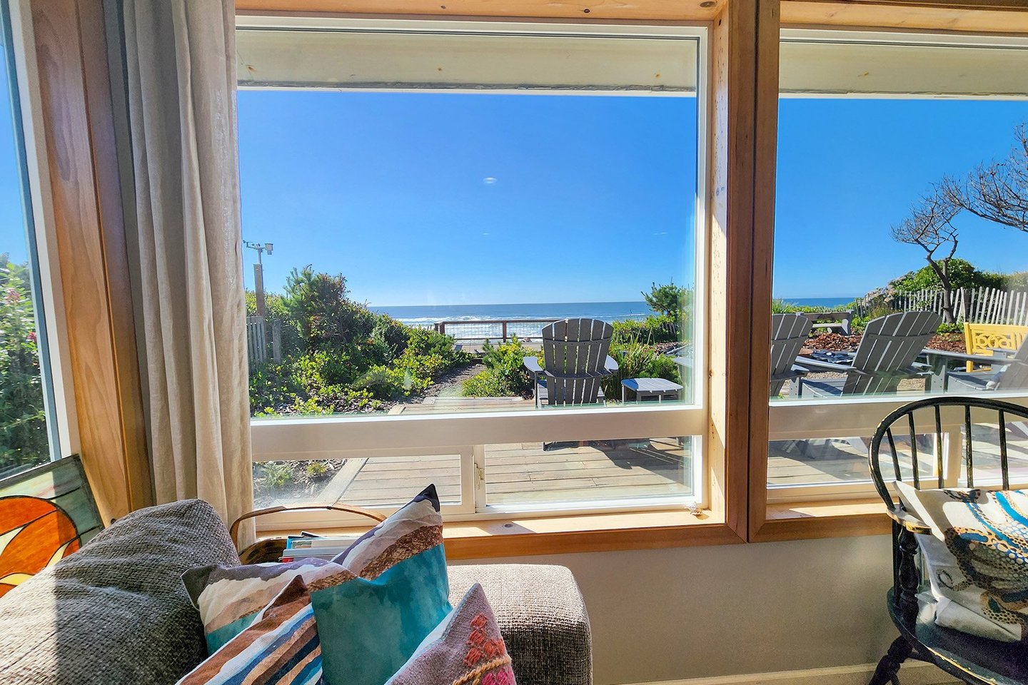 Sunny days and wonderful sunsets can be enjoyed from home!