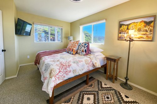 Watch your favorite show from the King bed.