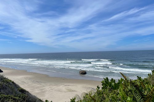 Beautiful views of the Pacific Ocean.